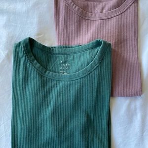 Cotton Ribbed T Bundle